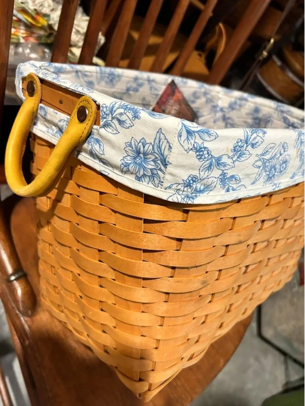 Longaberger Newspaper basket combo